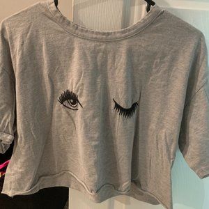 Rue 21 Cropped Eye Shirt